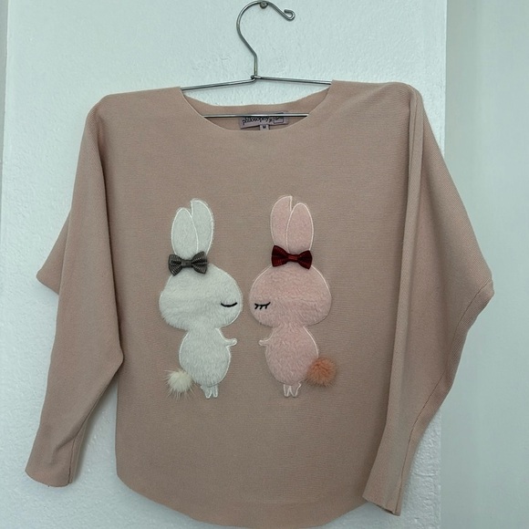 PHILOSOPHY jr Girls sweater blouse for girls pink color size M - Picture 1 of 7